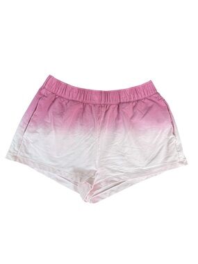 Athleta Girl Pink Ombre All Day Lounge Shorts size 12 Athleisure Athletic